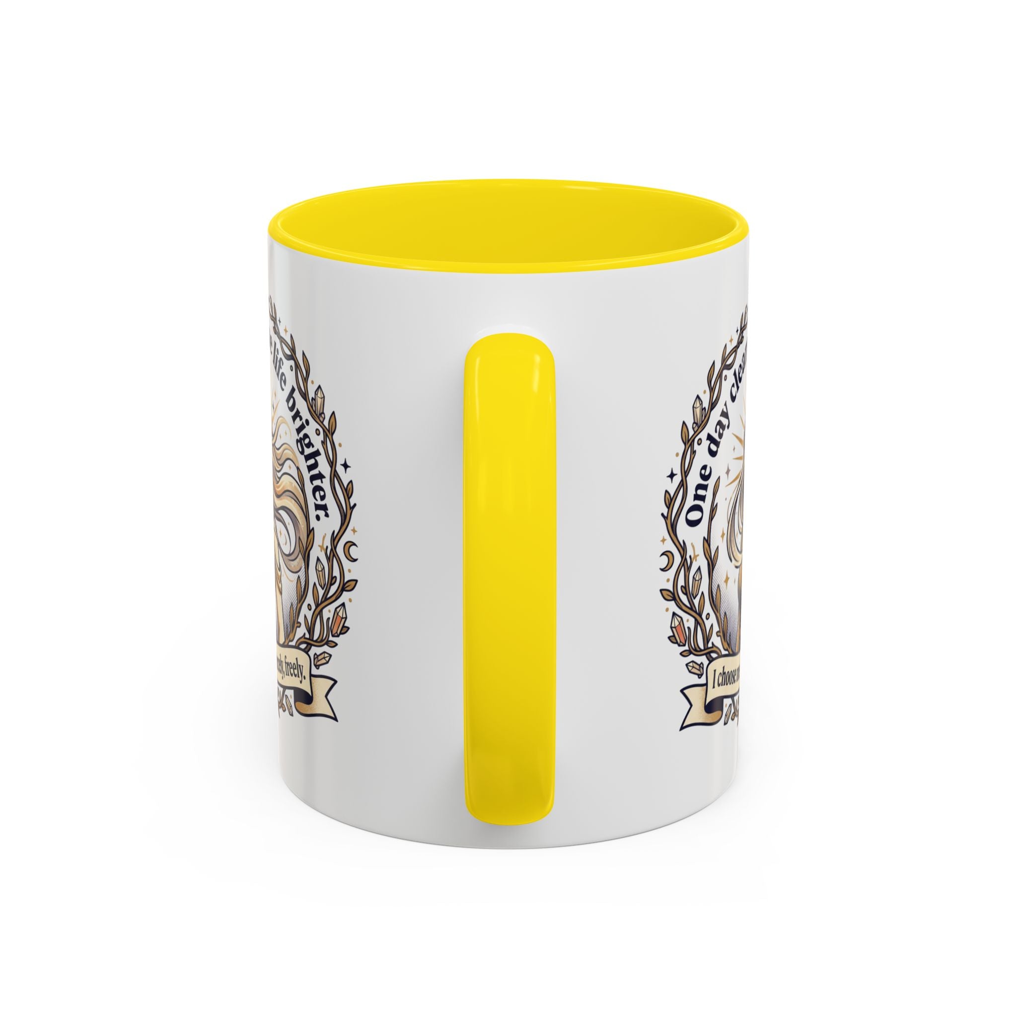 Inspirational Feminine Coffee Mug – Motivational Quote Design