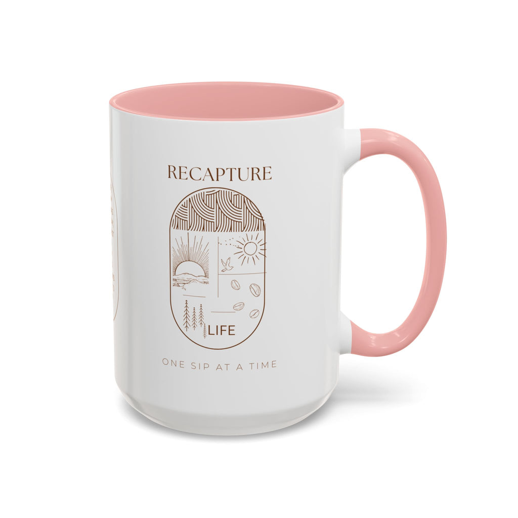 Thankful for Being Sober Recovery Accent Coffee Mug