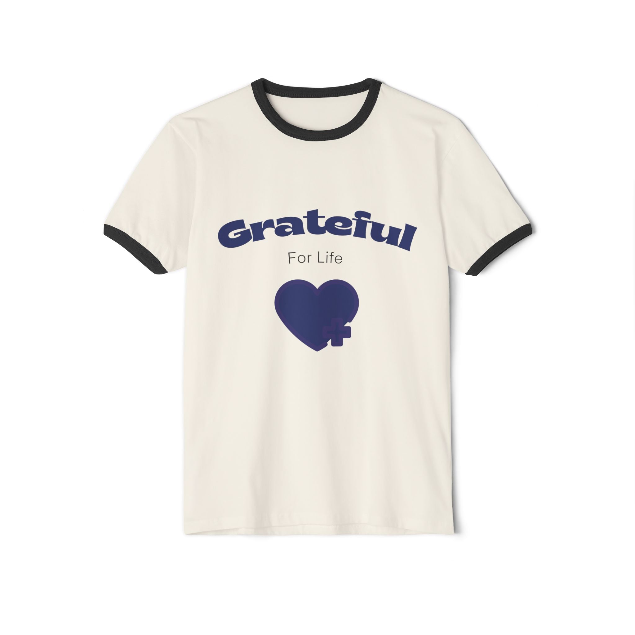 Love Your Life Ringer T-Shirt – Retro Inspirational Tee