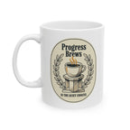 Ceramic Mug — "Stay Positive, Stay Consistent" Inspirational Quote