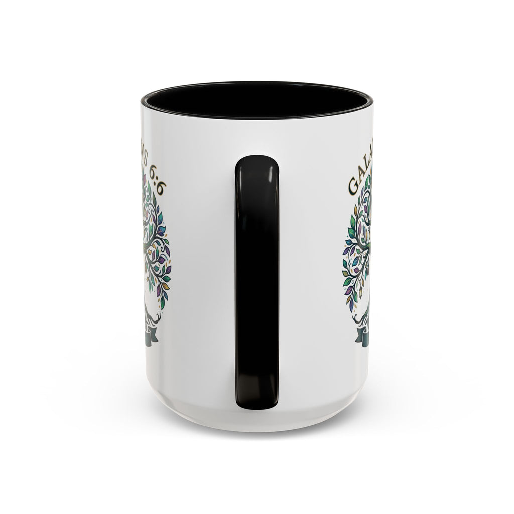With Godliness There Is Contentment Christian Mug