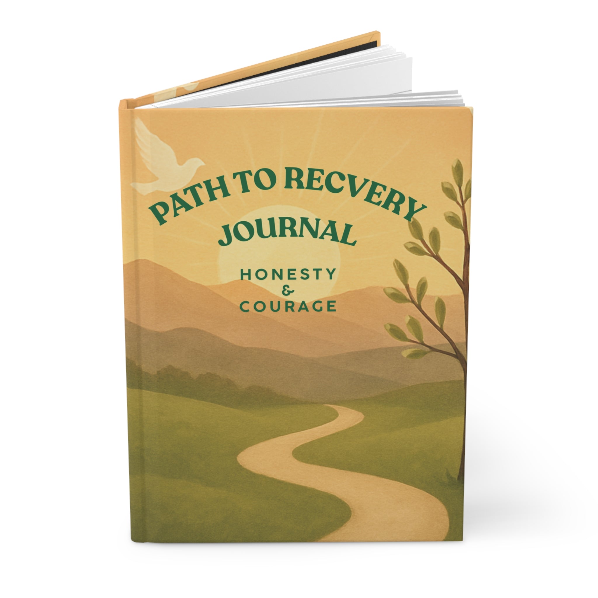 Hardcover Mindfulness Journal With Lined Pages