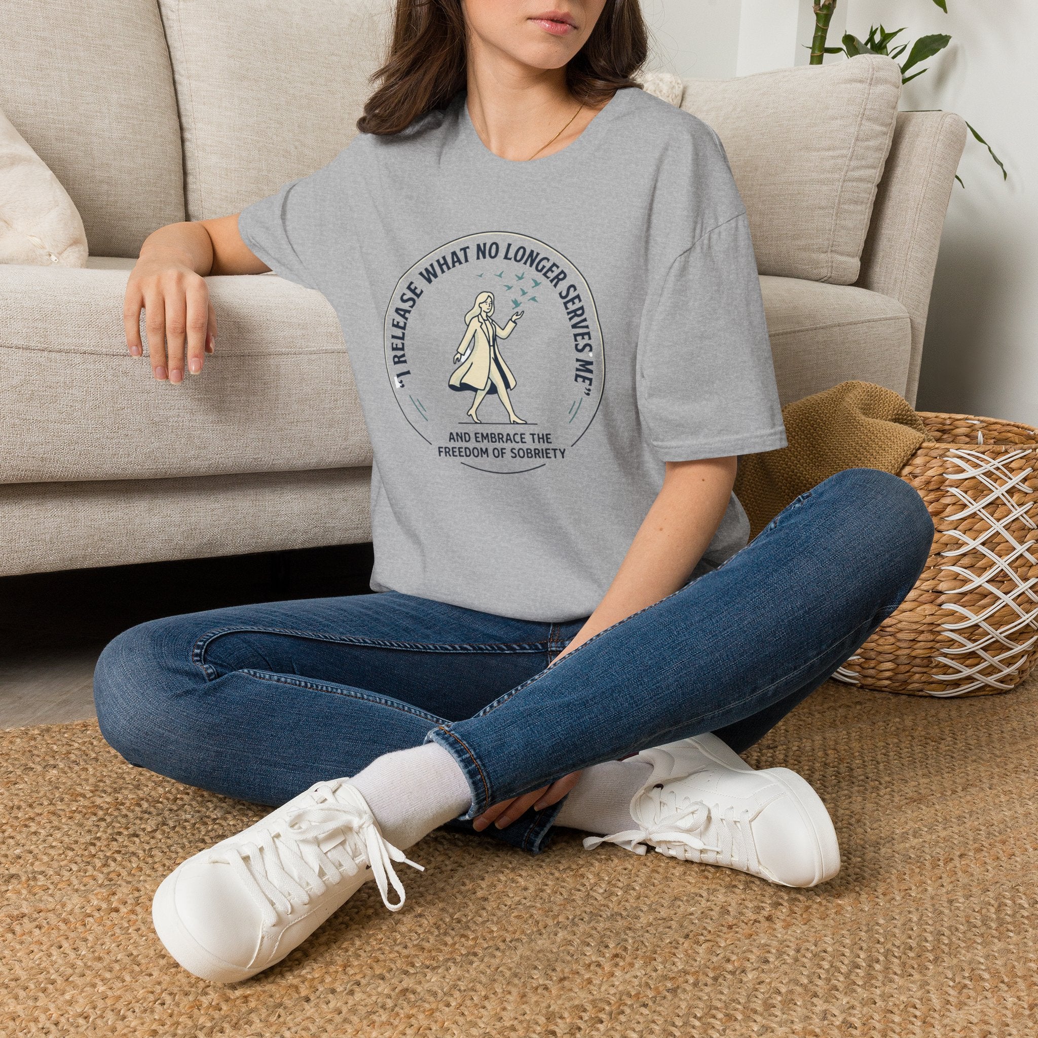 Release What No Longer Serves Me Mindful Cotton T-Shirt