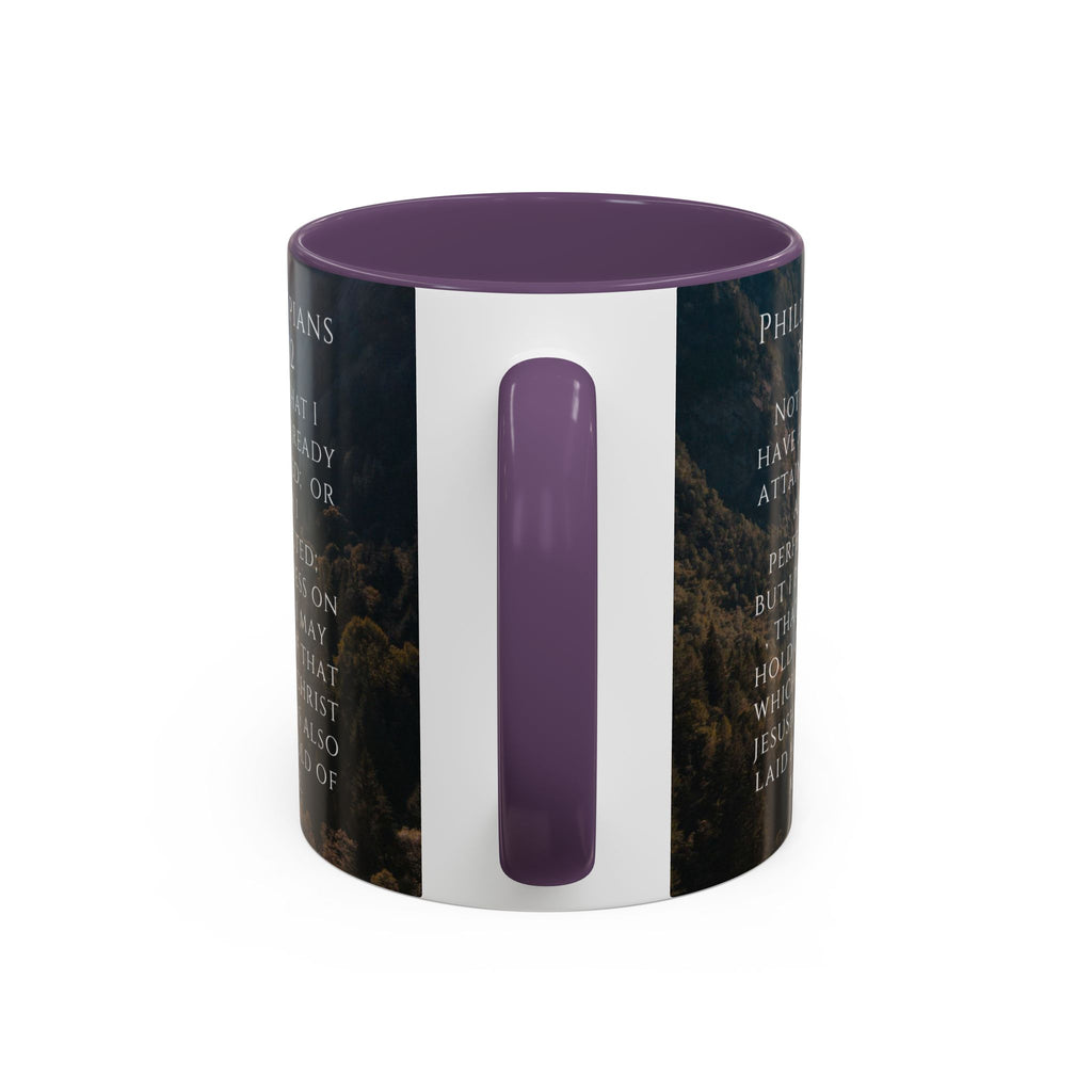Philippians Bible Verse Mountain Mug – Ceramic Accent Cup