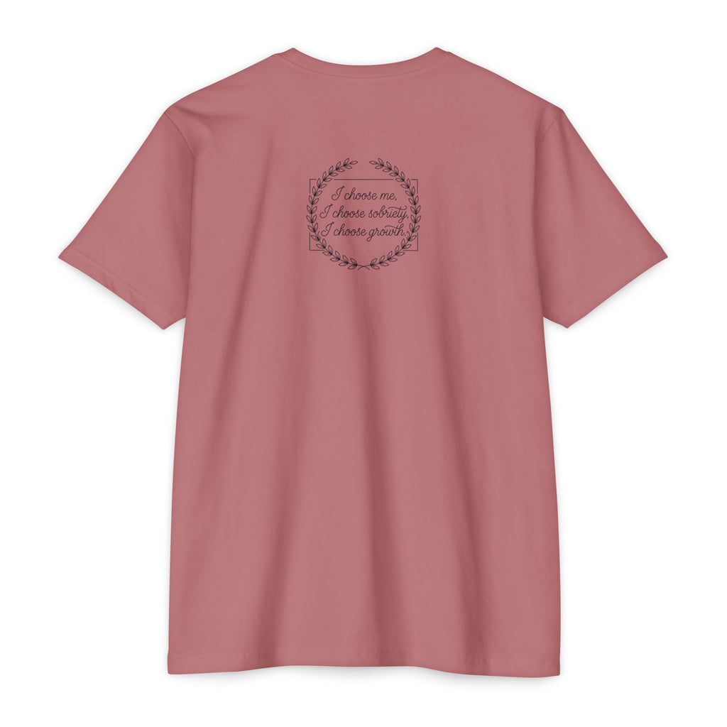 Sobriety And Self-Growth Yoga T-Shirt – Mindful Quote