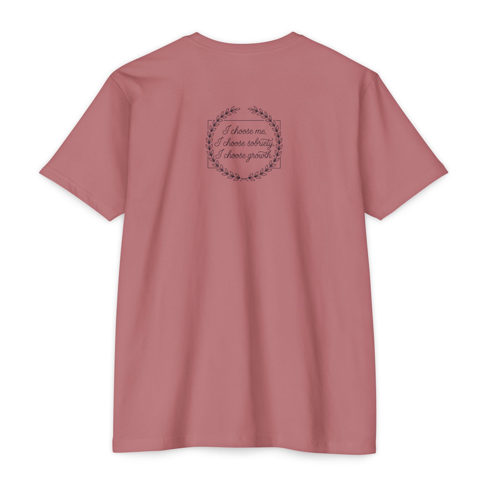 Sobriety And Self-Growth Yoga T-Shirt – Mindful Quote