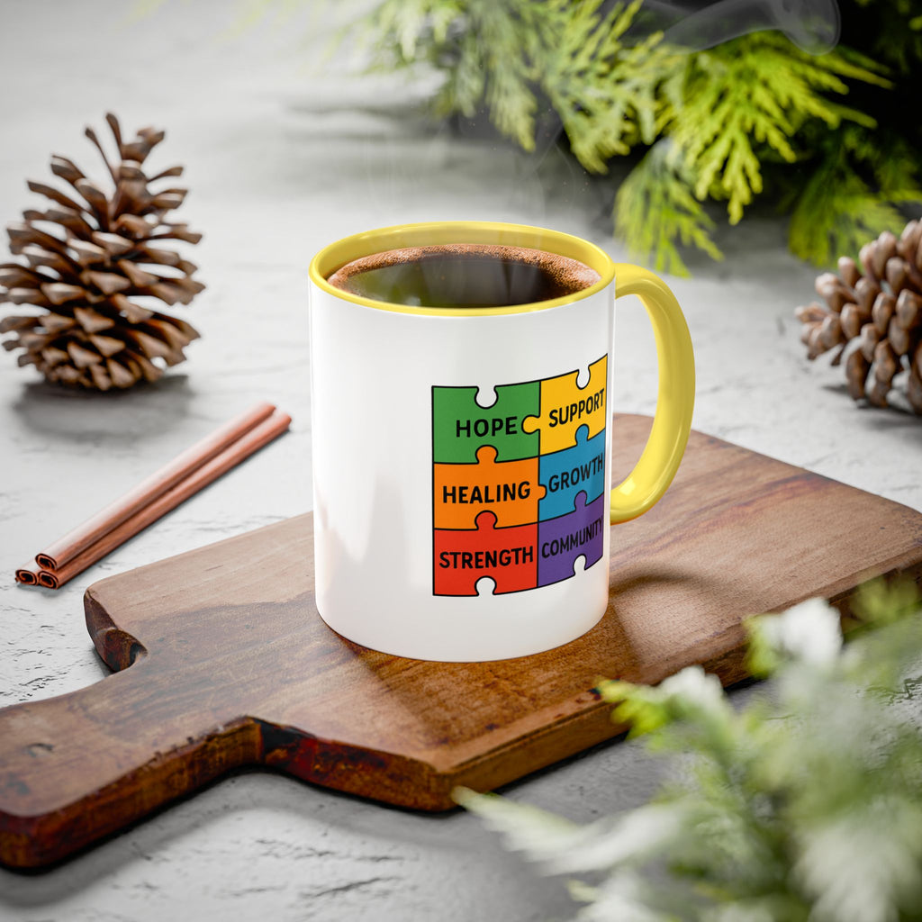 Recovery Support Mug — "Stay Sober, Stay Inspired" (11oz & 15oz)