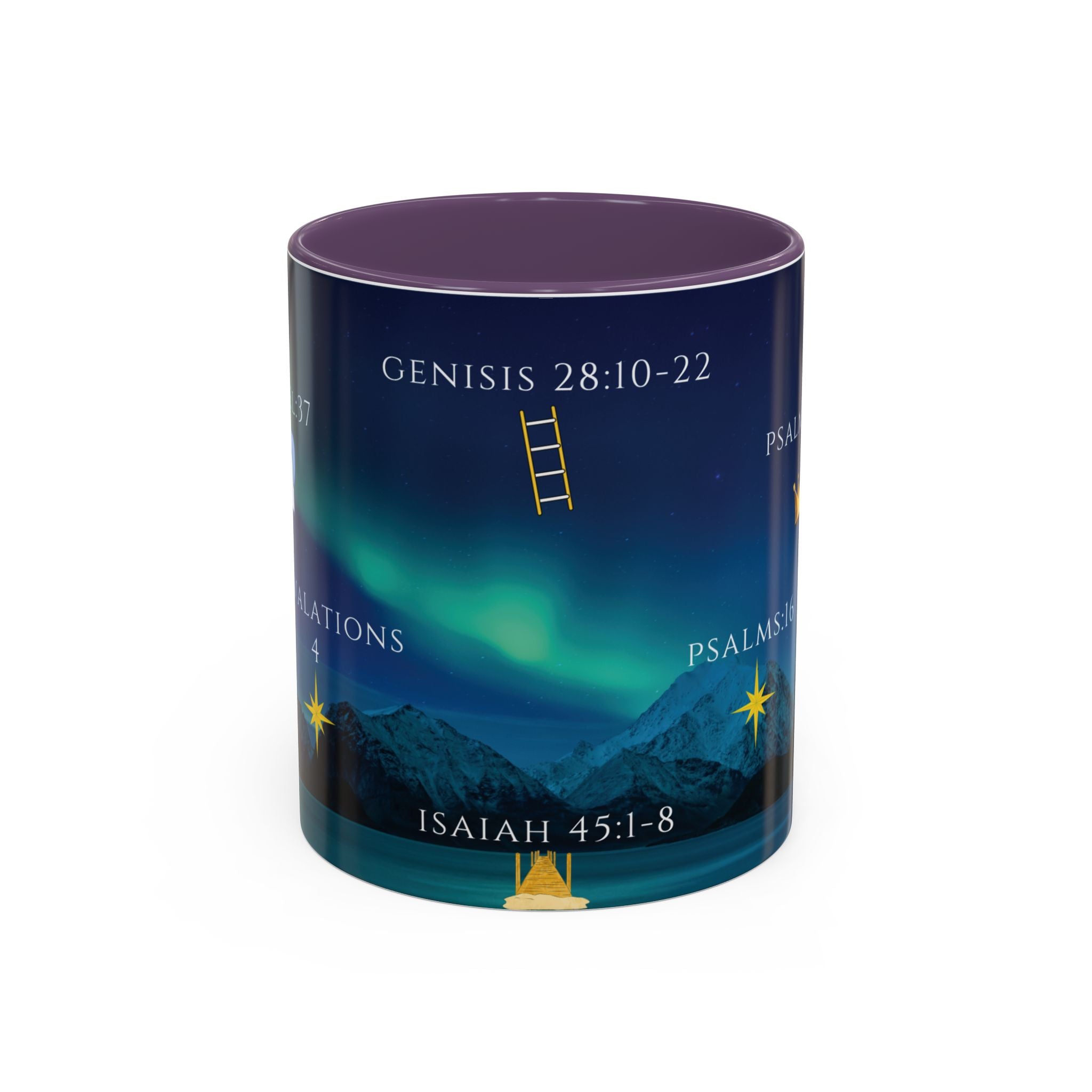 Inspirational Scripture Ceramic Coffee Mug With Verse
