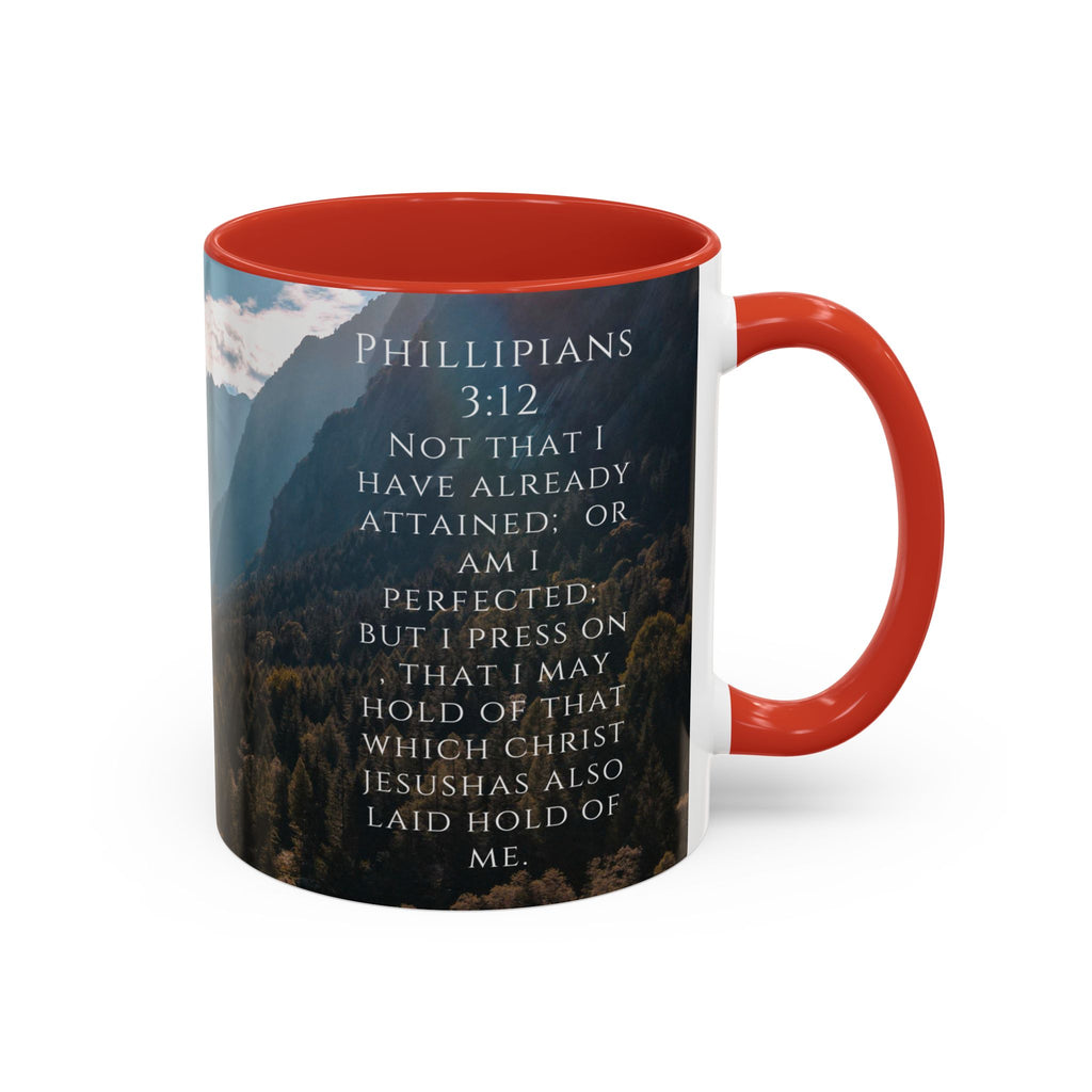 Philippians Bible Verse Mountain Mug – Ceramic Accent Cup