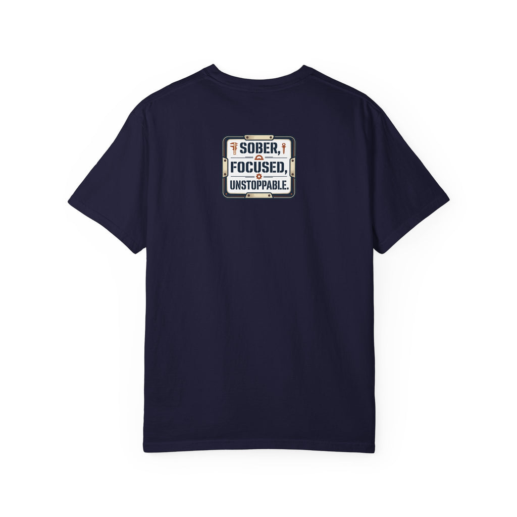 Sober Focused Unstoppable Graphic Tee – Relaxed Fit