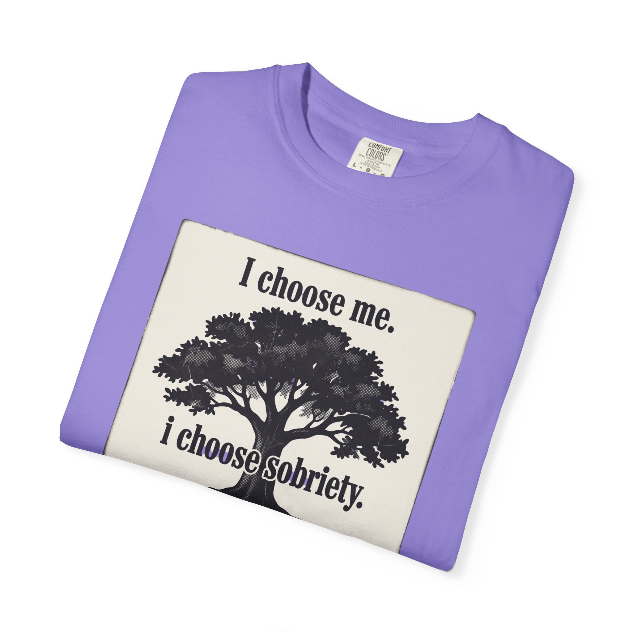 Sobriety Recovery T-Shirt – I Choose Me Tree Design