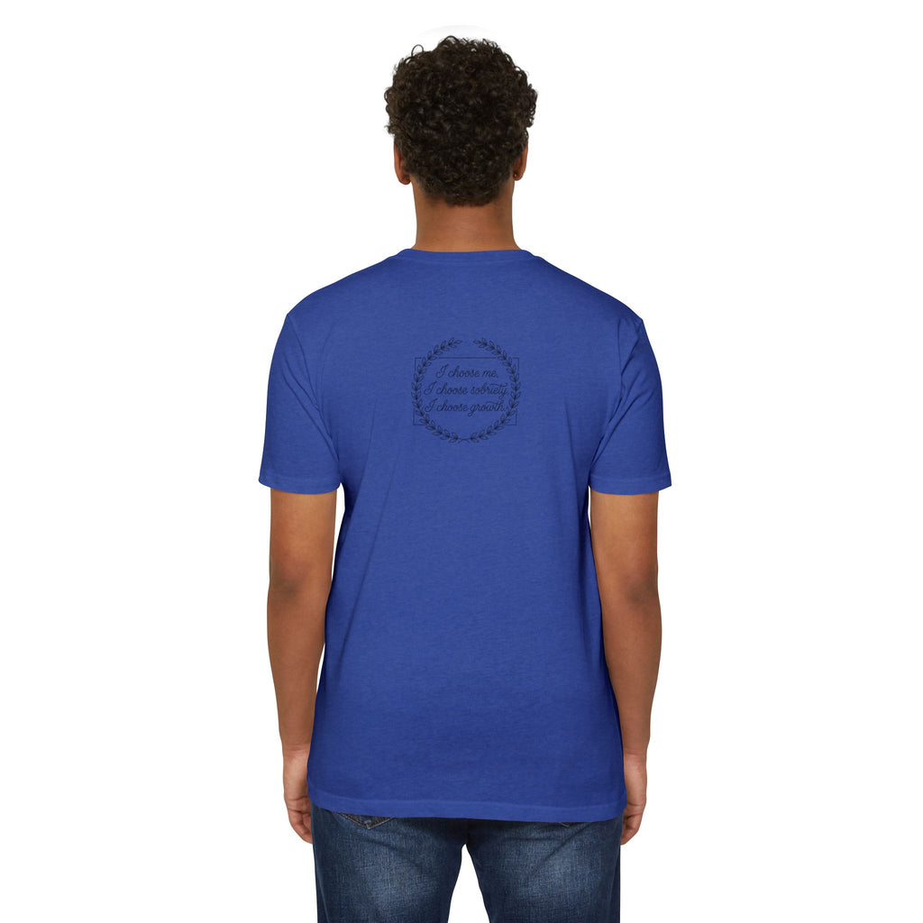 Sobriety And Self-Growth Yoga T-Shirt – Mindful Quote