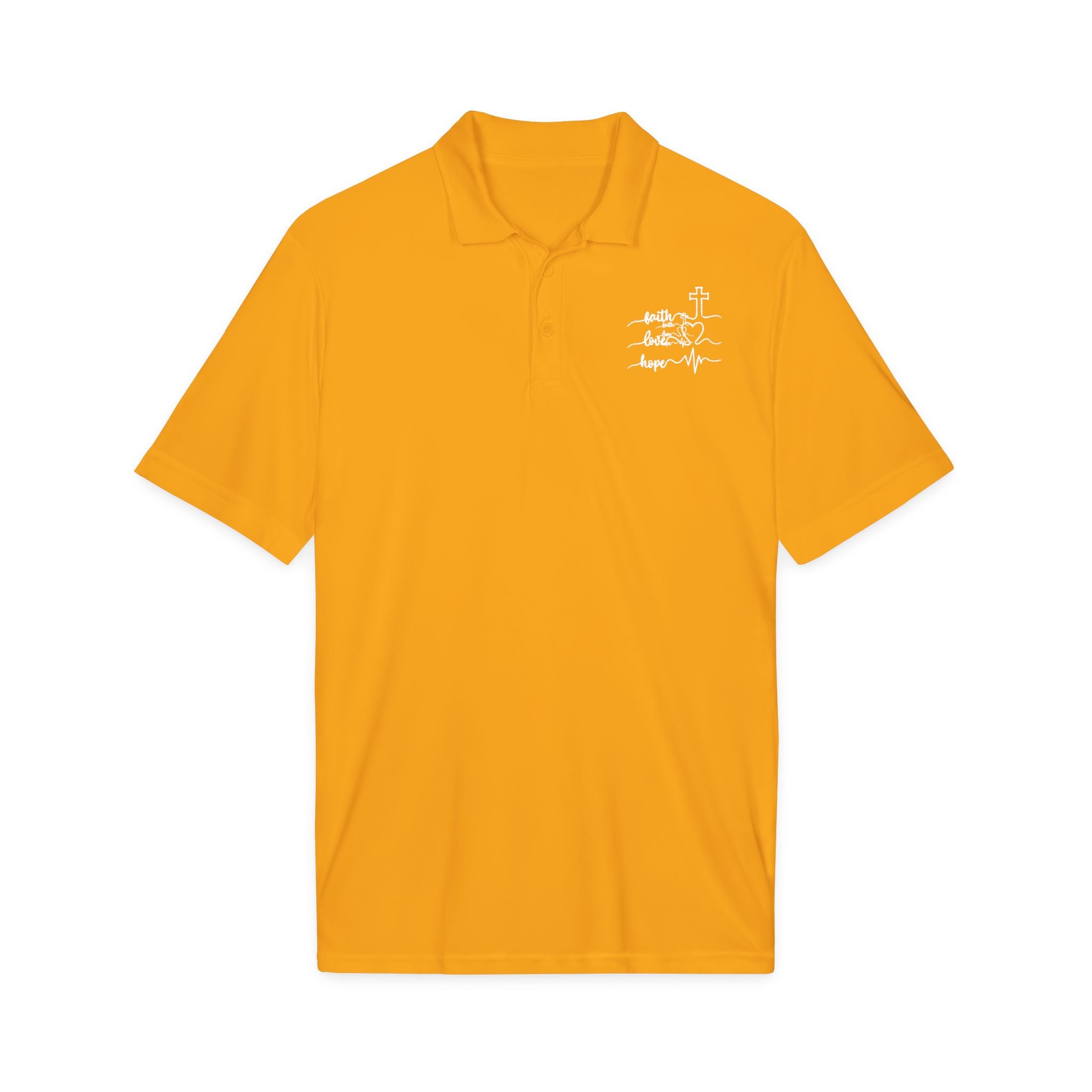 Faith Heartbeat Christian Polo Shirt – Lightweight Performance