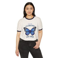 Sober Renewal Ringer T-Shirt — "New Life Living Sober, Free from Addiction"