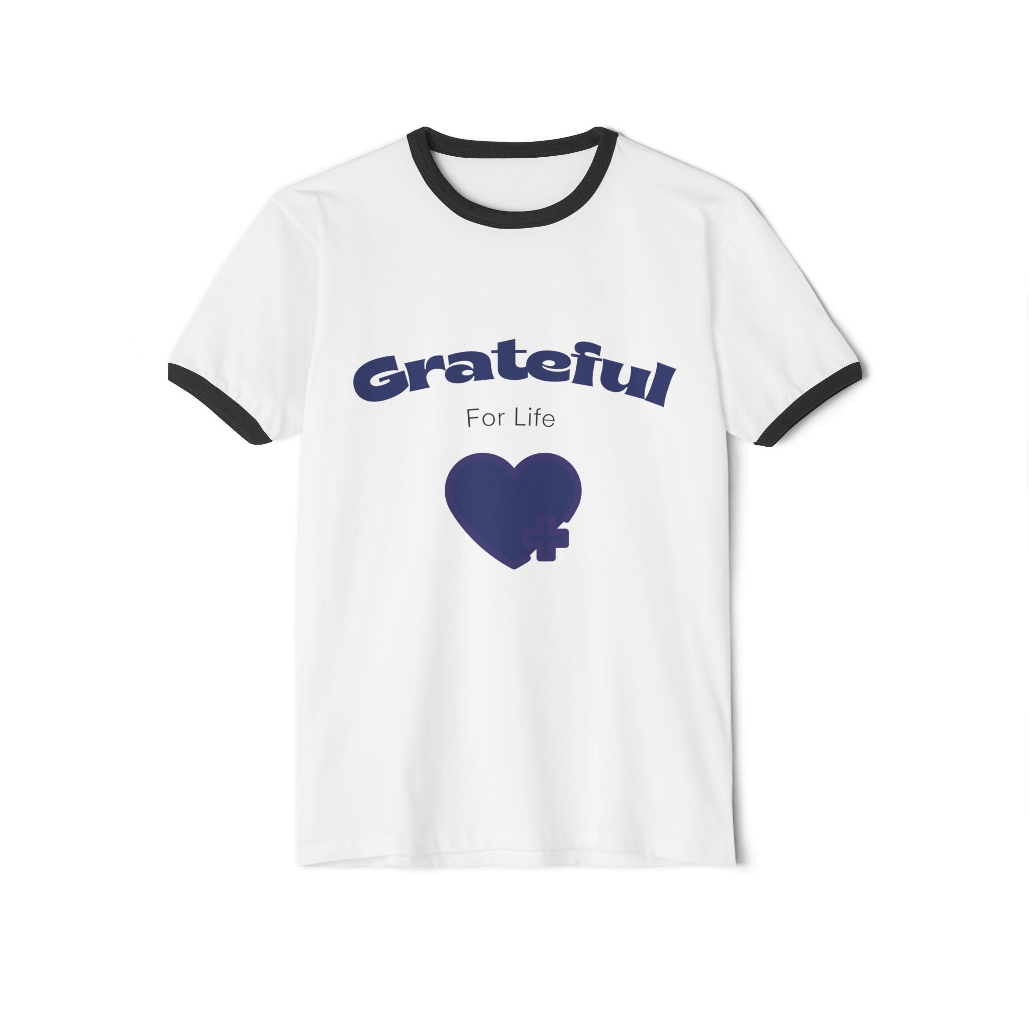 Love Your Life Ringer T-Shirt – Retro Inspirational Tee