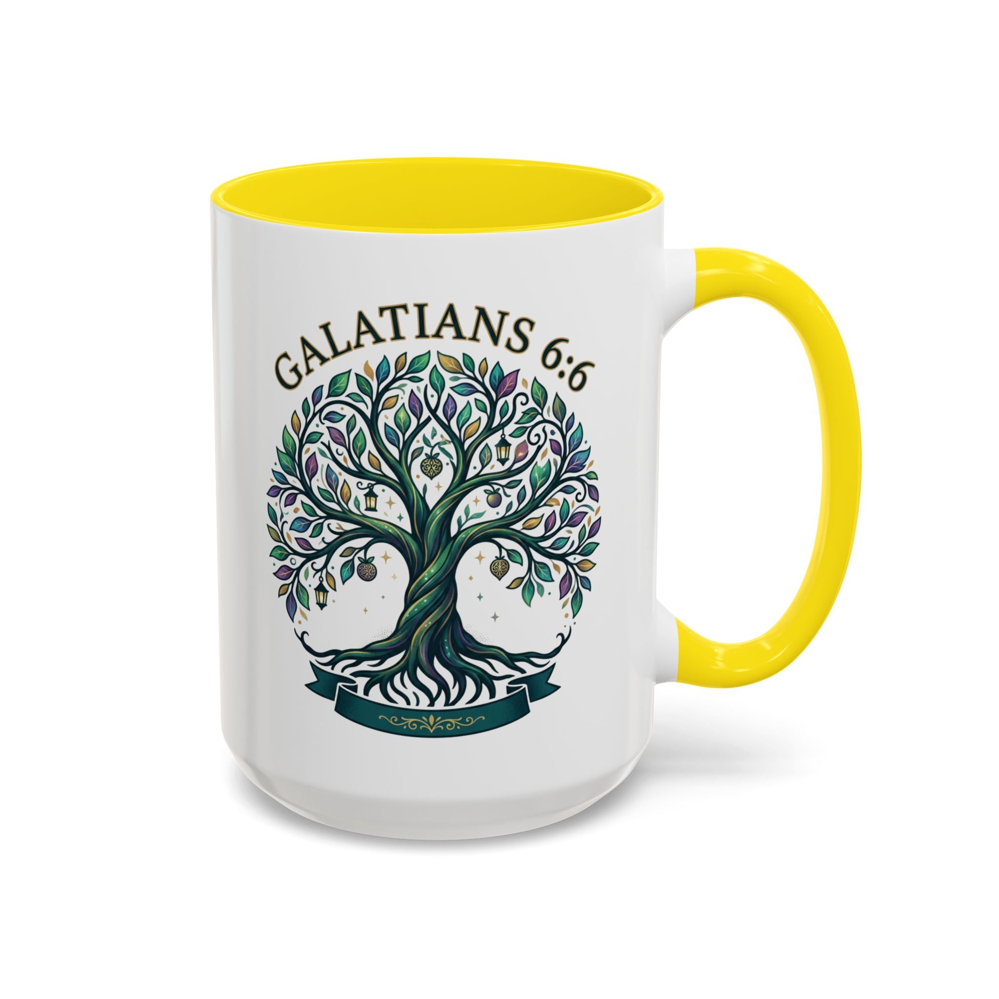 With Godliness There Is Contentment Christian Mug