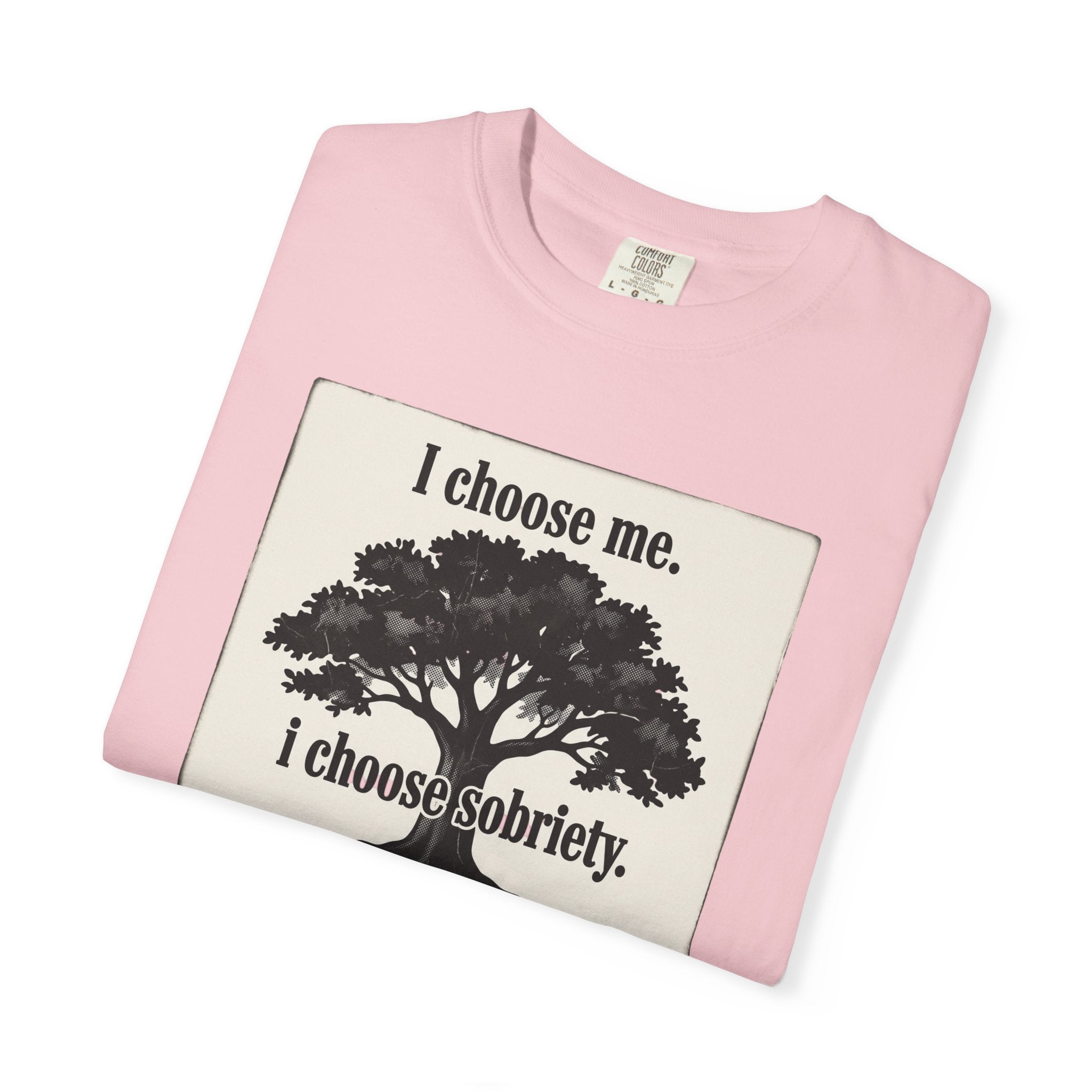 Sobriety Recovery T-Shirt – I Choose Me Tree Design