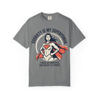 Sobriety Is My Superpower T-Shirt — Women's Recovery Hero Graphic Tee
