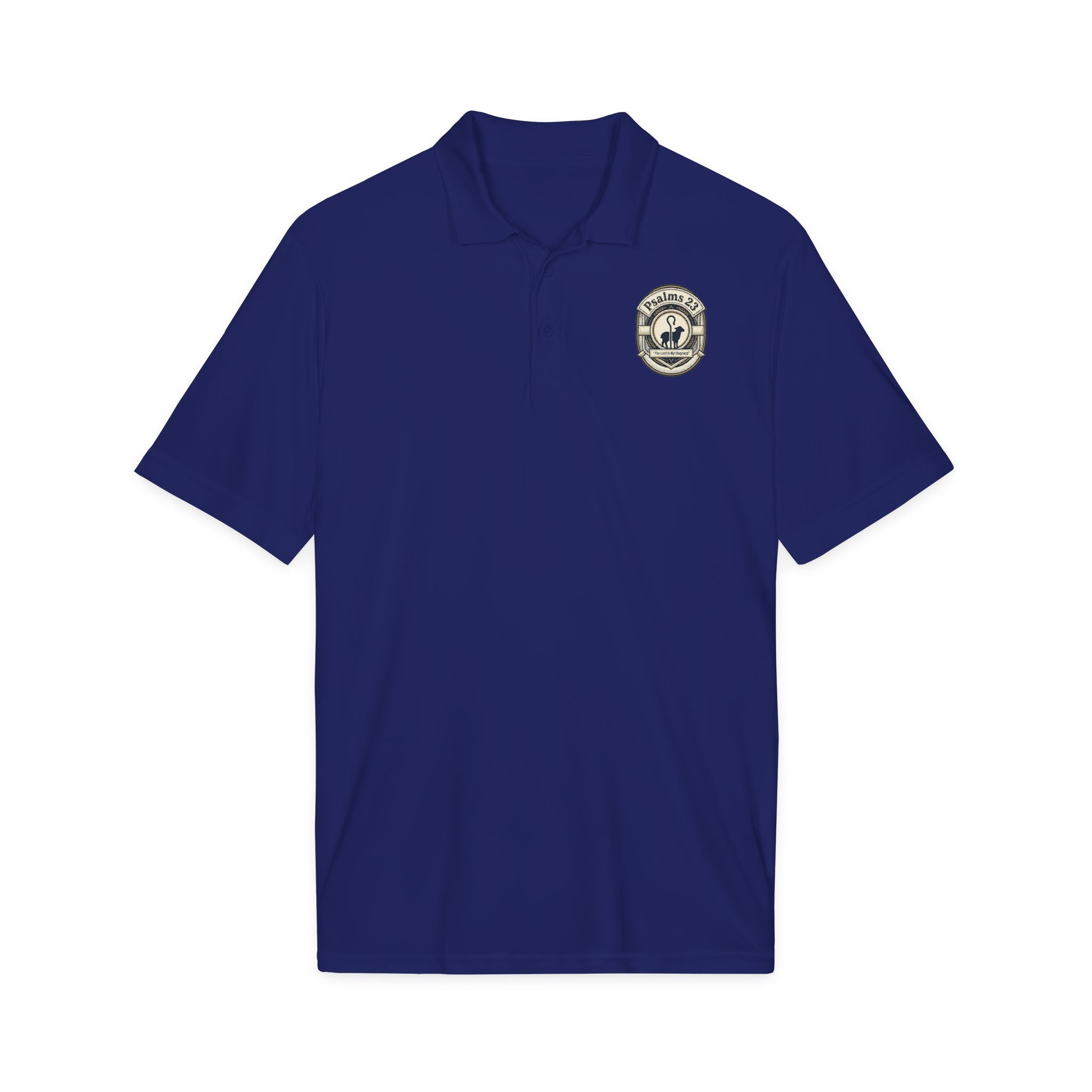 Psalms 23 Embroidered Polo Shirt – Lightweight & Quick-Dry