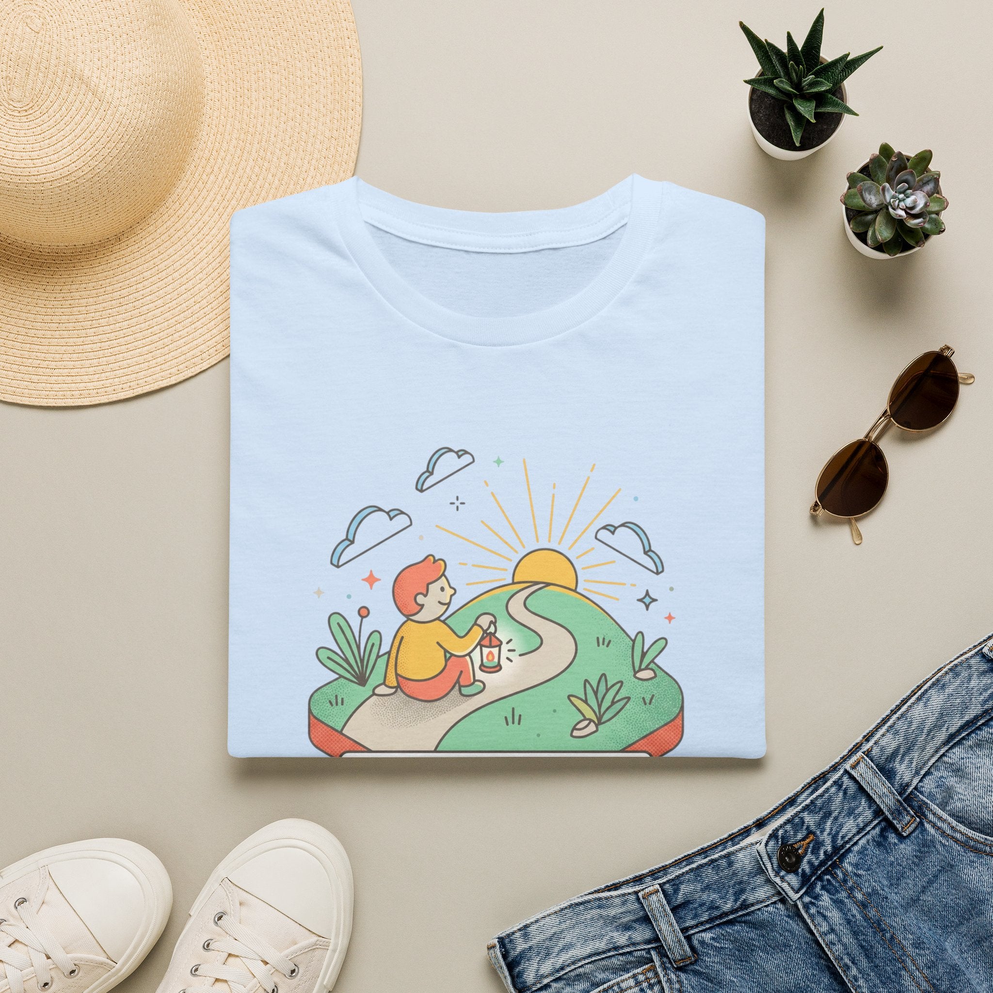 Never Lose Hope Sunrise Graphic T-Shirt