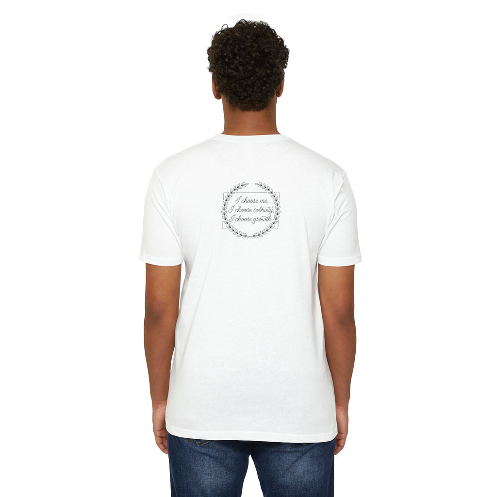 Sobriety And Self-Growth Yoga T-Shirt – Mindful Quote