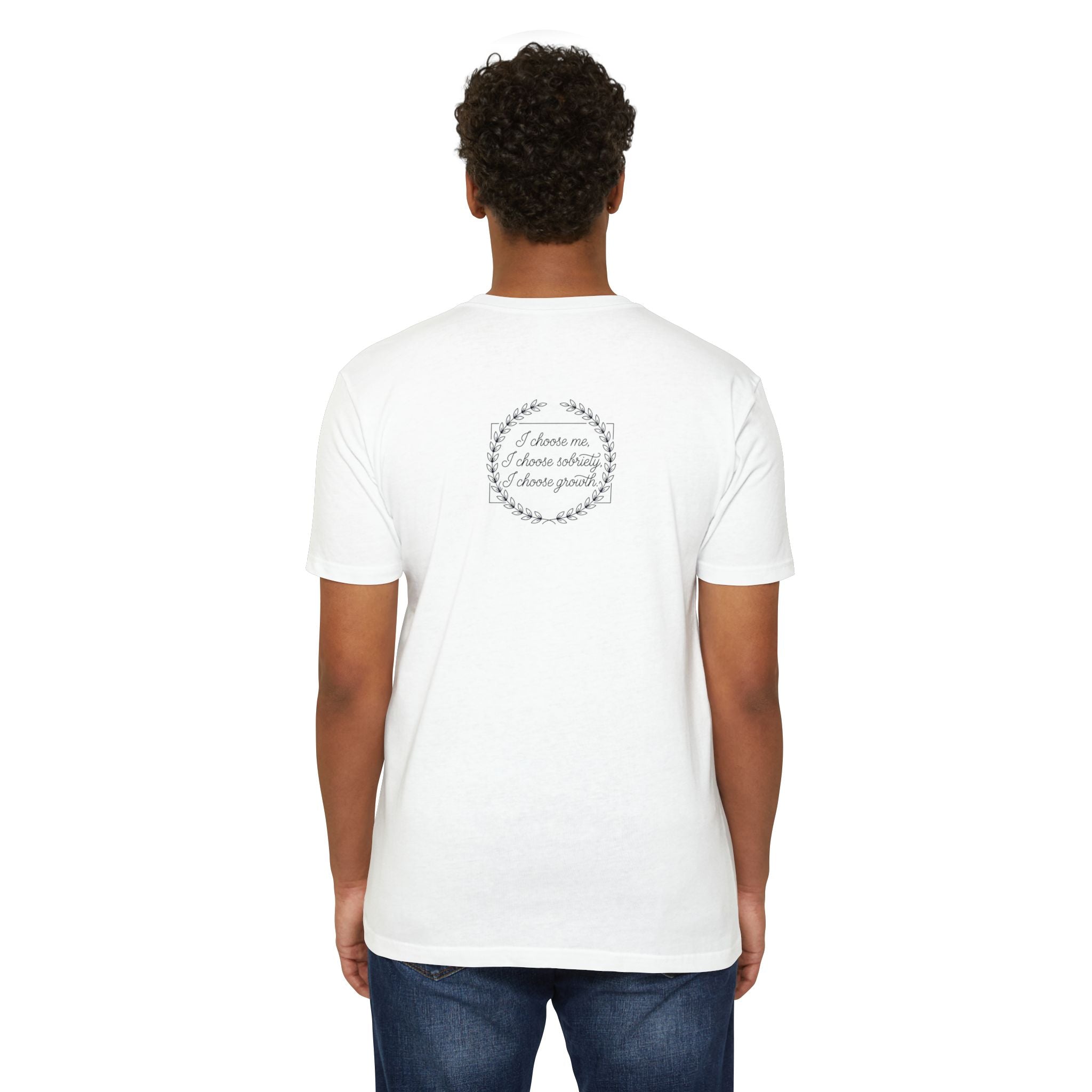 Sobriety And Self-Growth Yoga T-Shirt – Mindful Quote