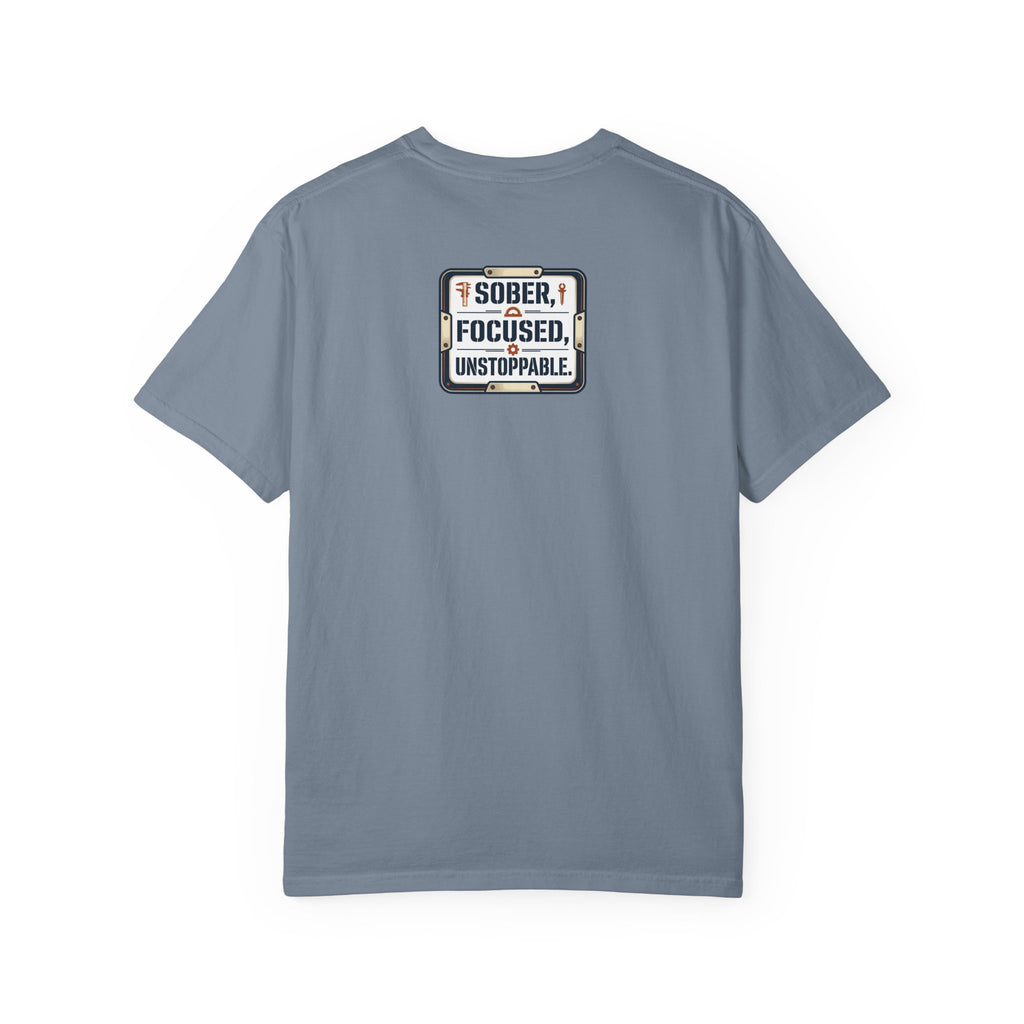 Sober Focused Unstoppable Graphic Tee – Relaxed Fit