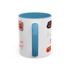 Motivational Sticker Collage Coffee Mug – Ceramic Accent