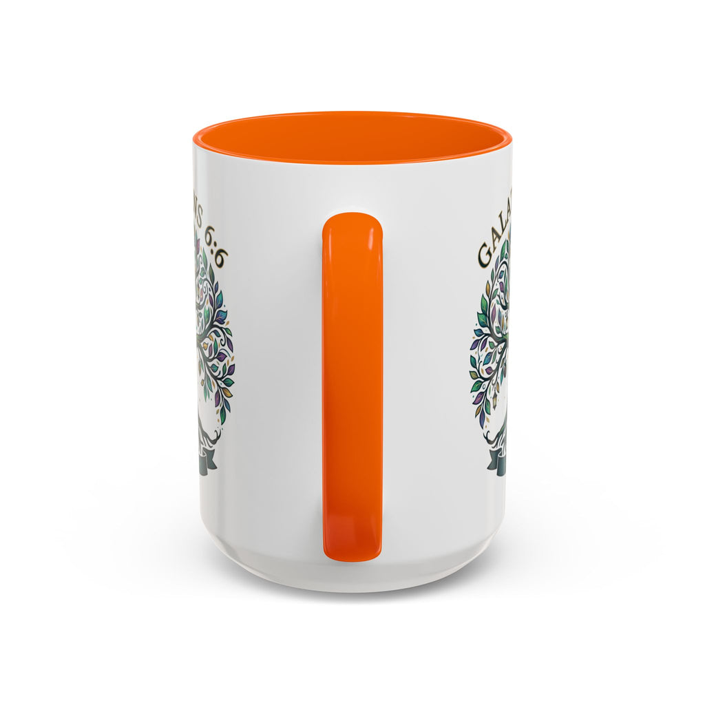 With Godliness There Is Contentment Christian Mug