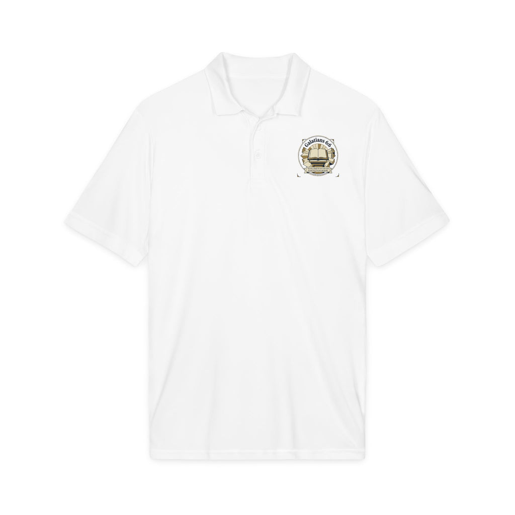 Bible Verse Polo Shirt – Lightweight Faith-Inspired Top