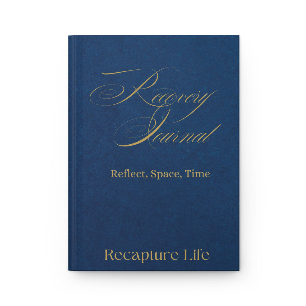 Journal for Recovery — Hardcover Matte Recovery Journal with Gentle Floral Design