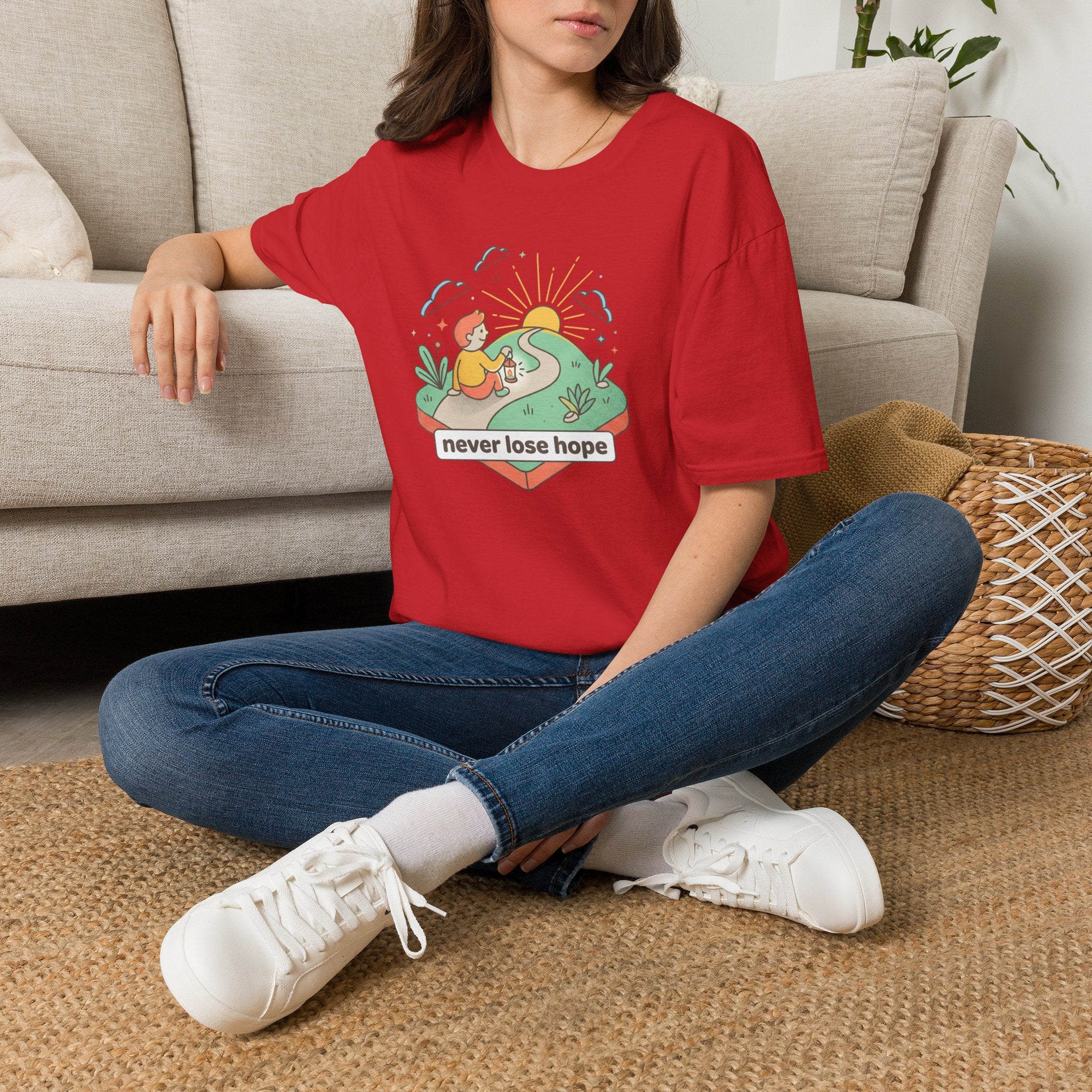 Never Lose Hope Sunrise Graphic T-Shirt