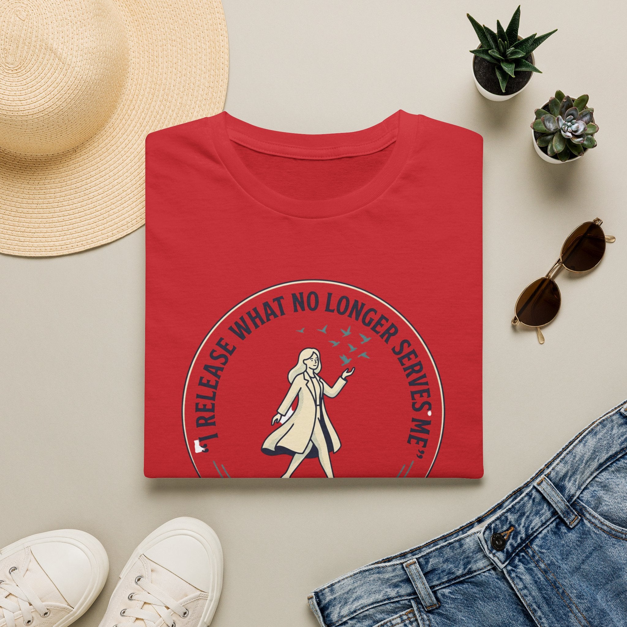 Release What No Longer Serves Me Mindful Cotton T-Shirt