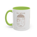 Thankful for Being Sober Recovery Accent Coffee Mug