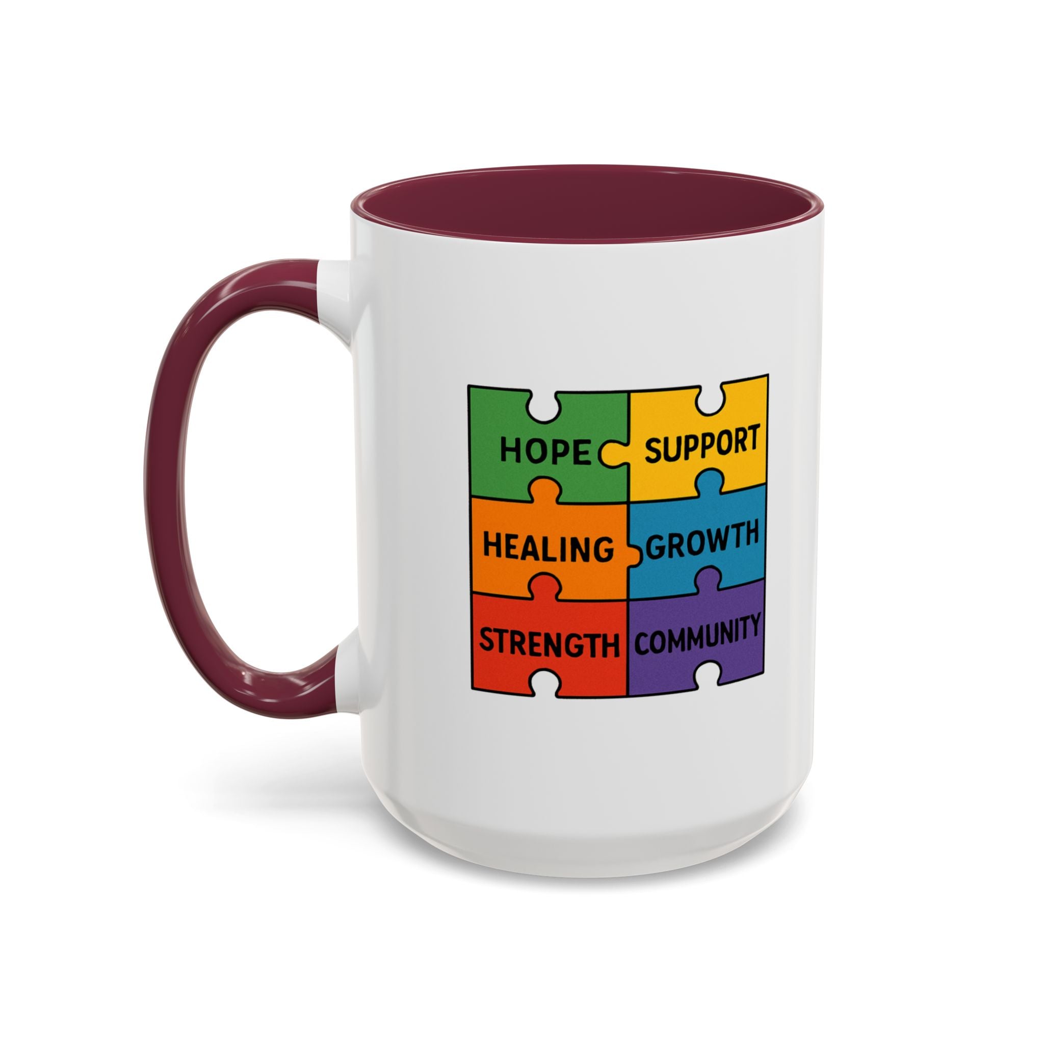 Recovery Support Mug — "Stay Sober, Stay Inspired" (11oz & 15oz)