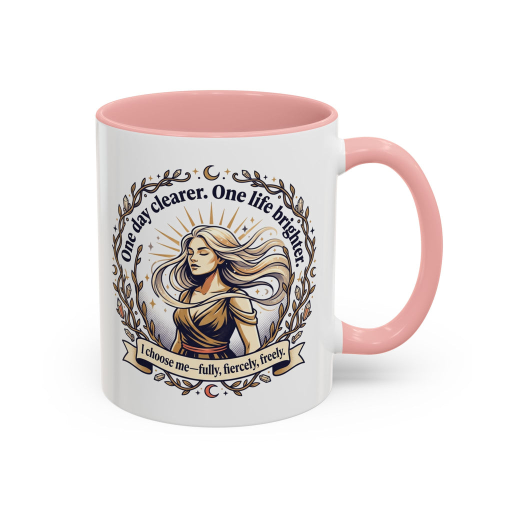 Inspirational Feminine Coffee Mug – Motivational Quote Design