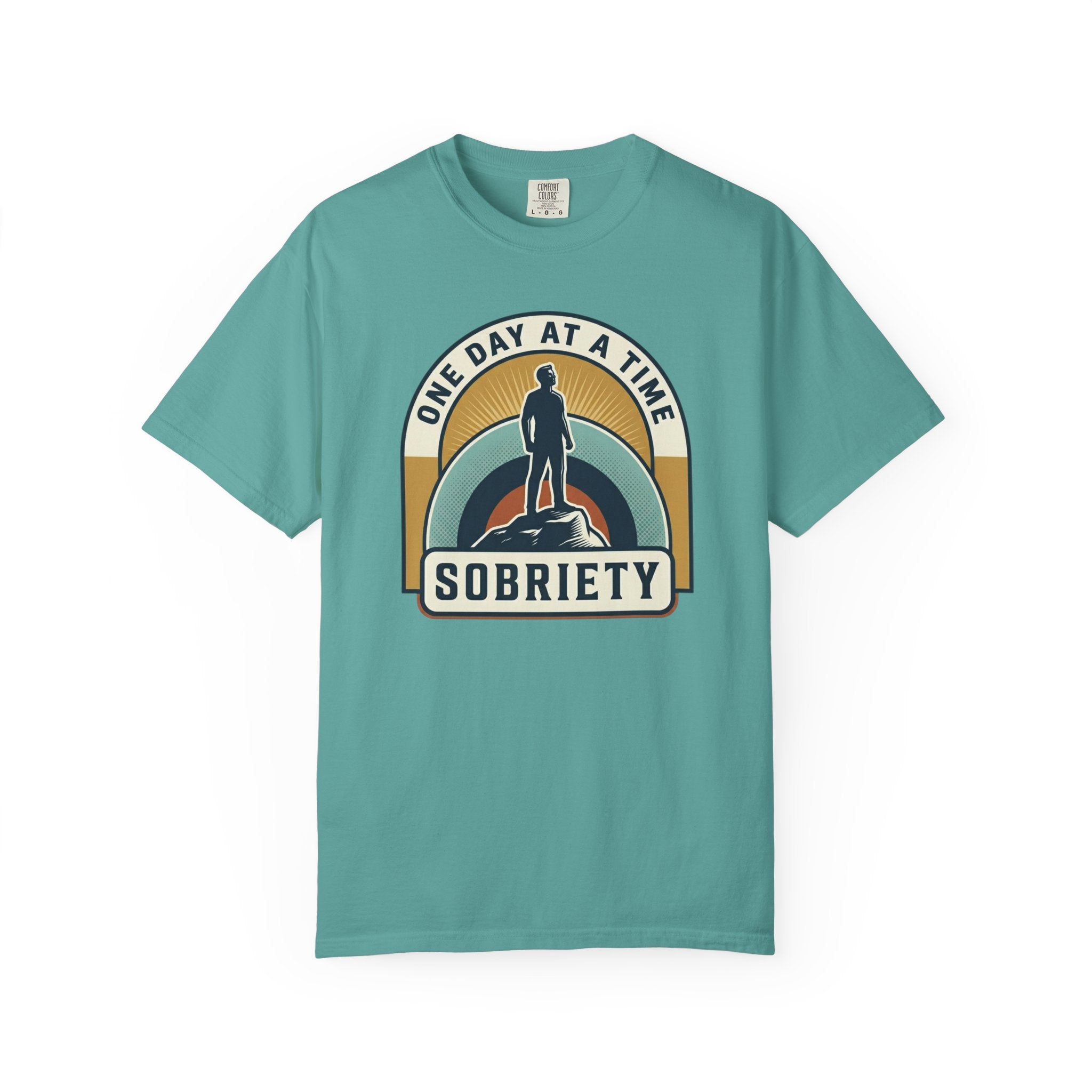 Living Sober Grateful Reminder Heavyweight T-Shirt