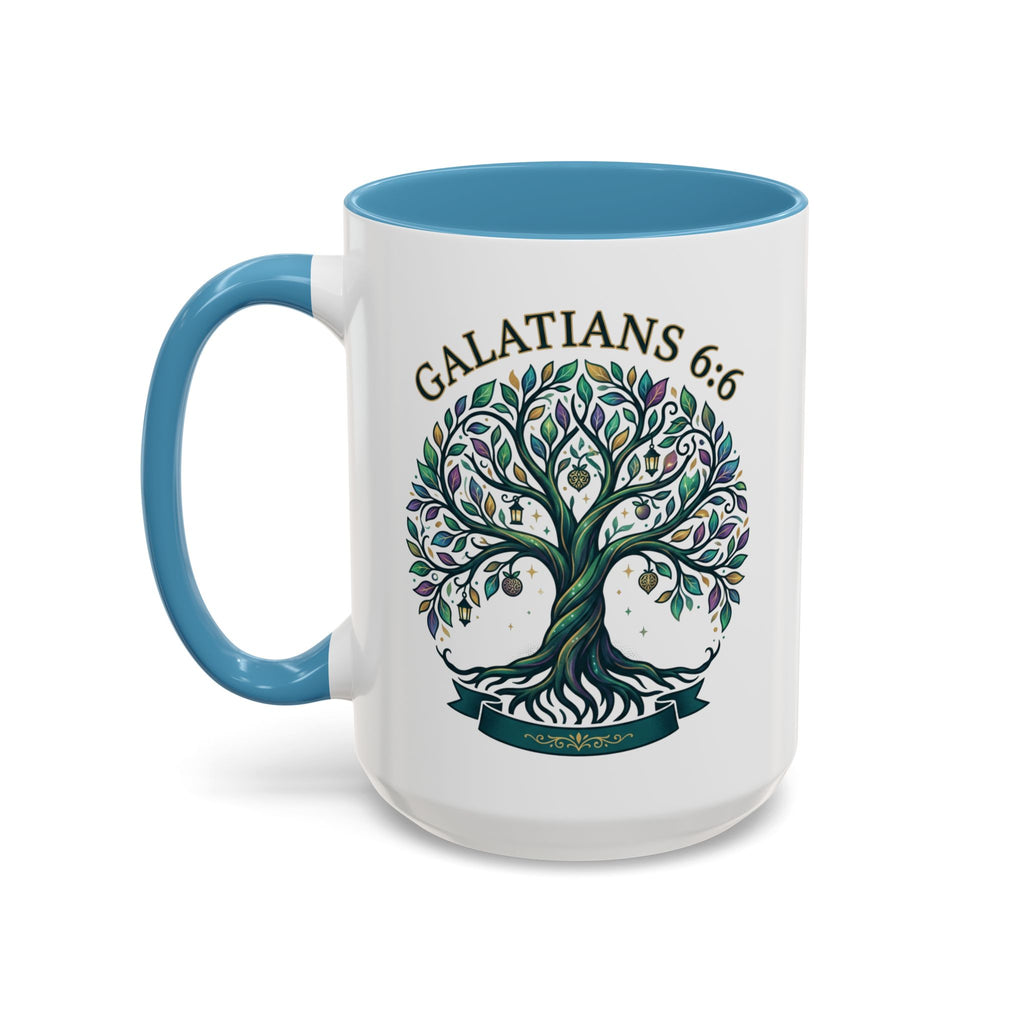 With Godliness There Is Contentment Christian Mug