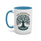 With Godliness There Is Contentment Christian Mug