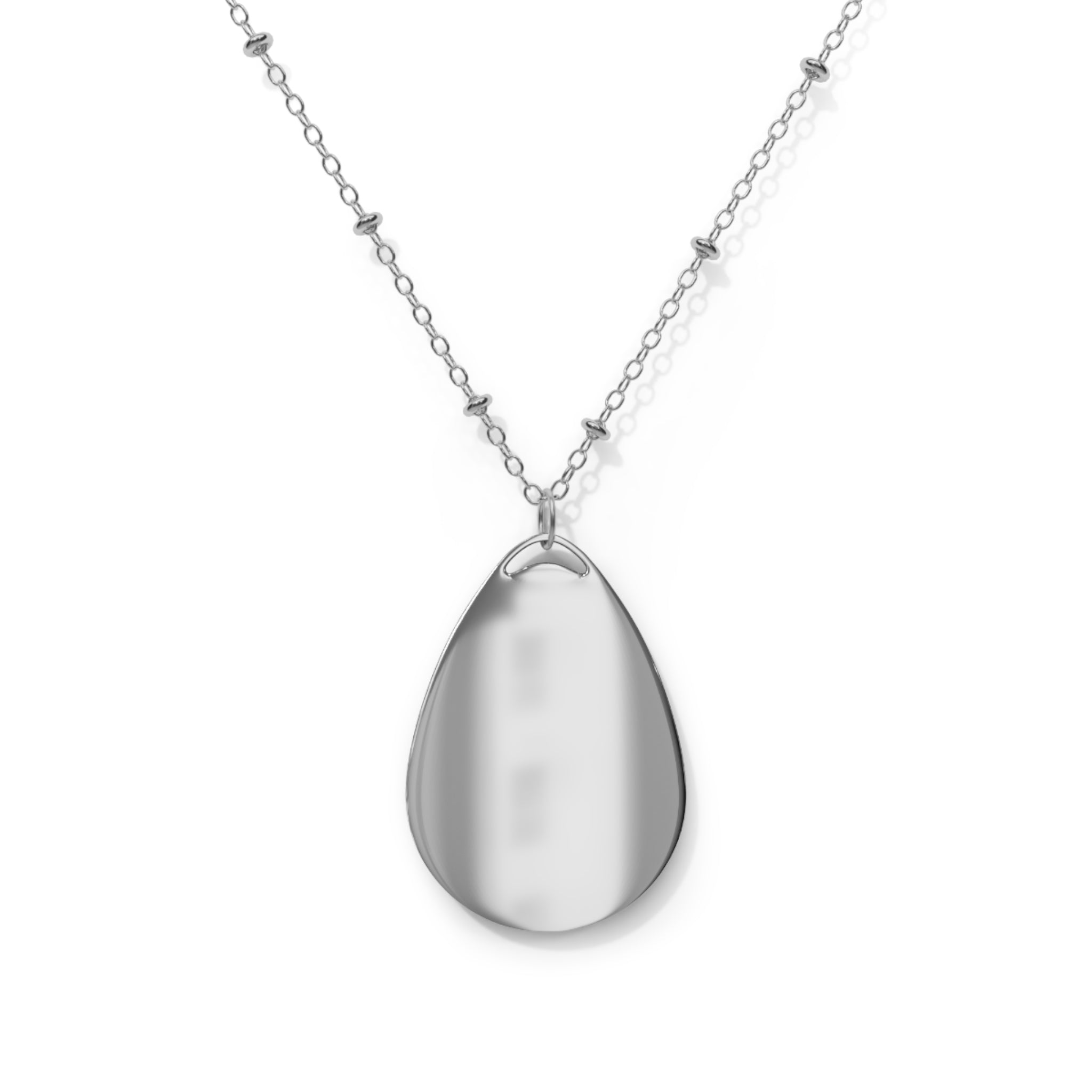 Sobriety Recovery Oval Necklace By Grace I’m Found