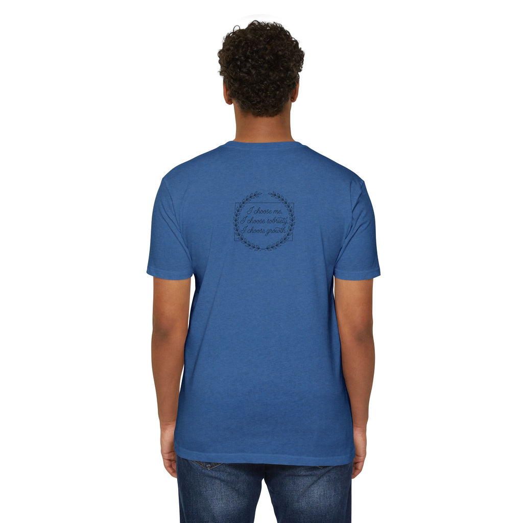 Sobriety And Self-Growth Yoga T-Shirt – Mindful Quote