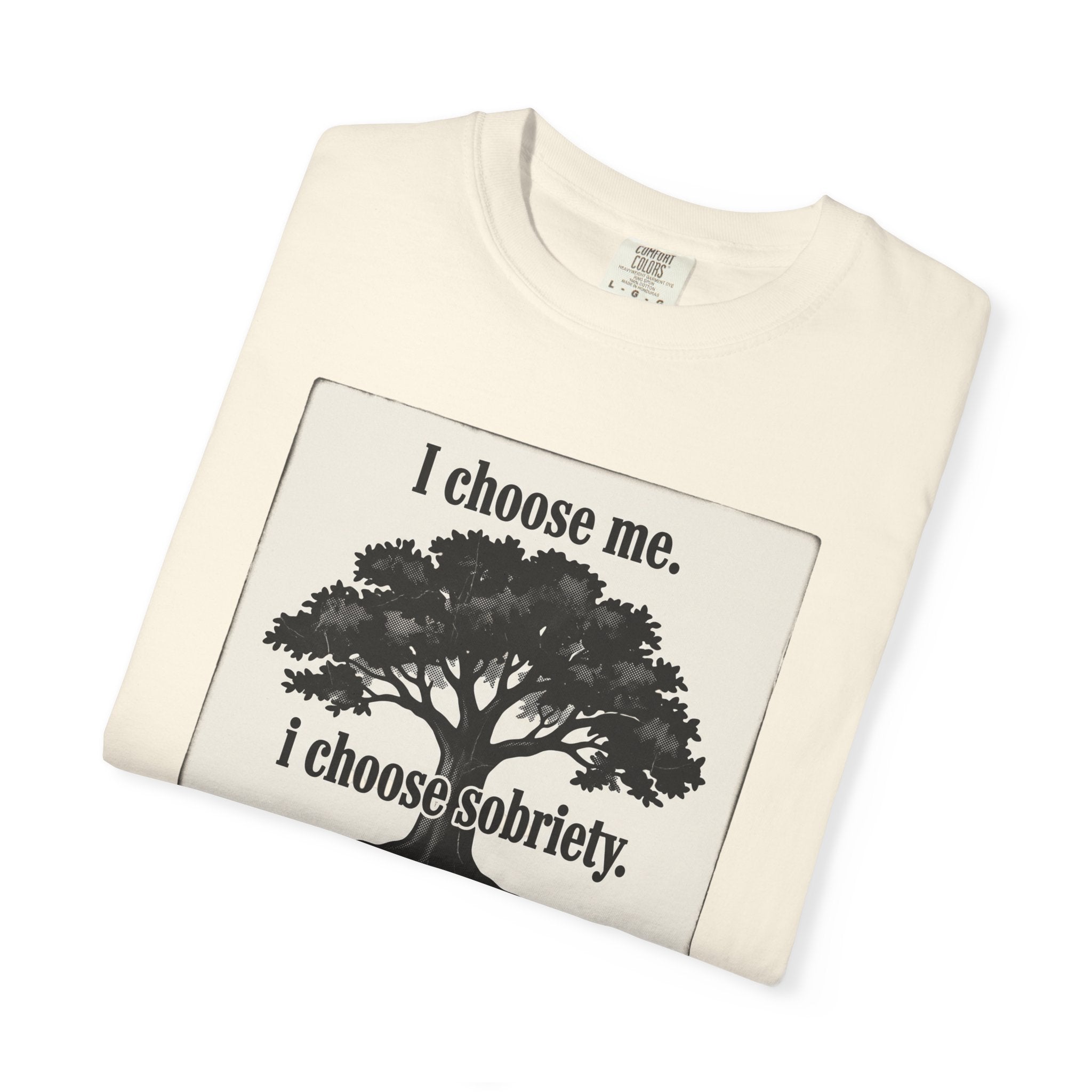 Sobriety Recovery T-Shirt – I Choose Me Tree Design