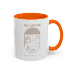 Thankful for Being Sober Recovery Accent Coffee Mug