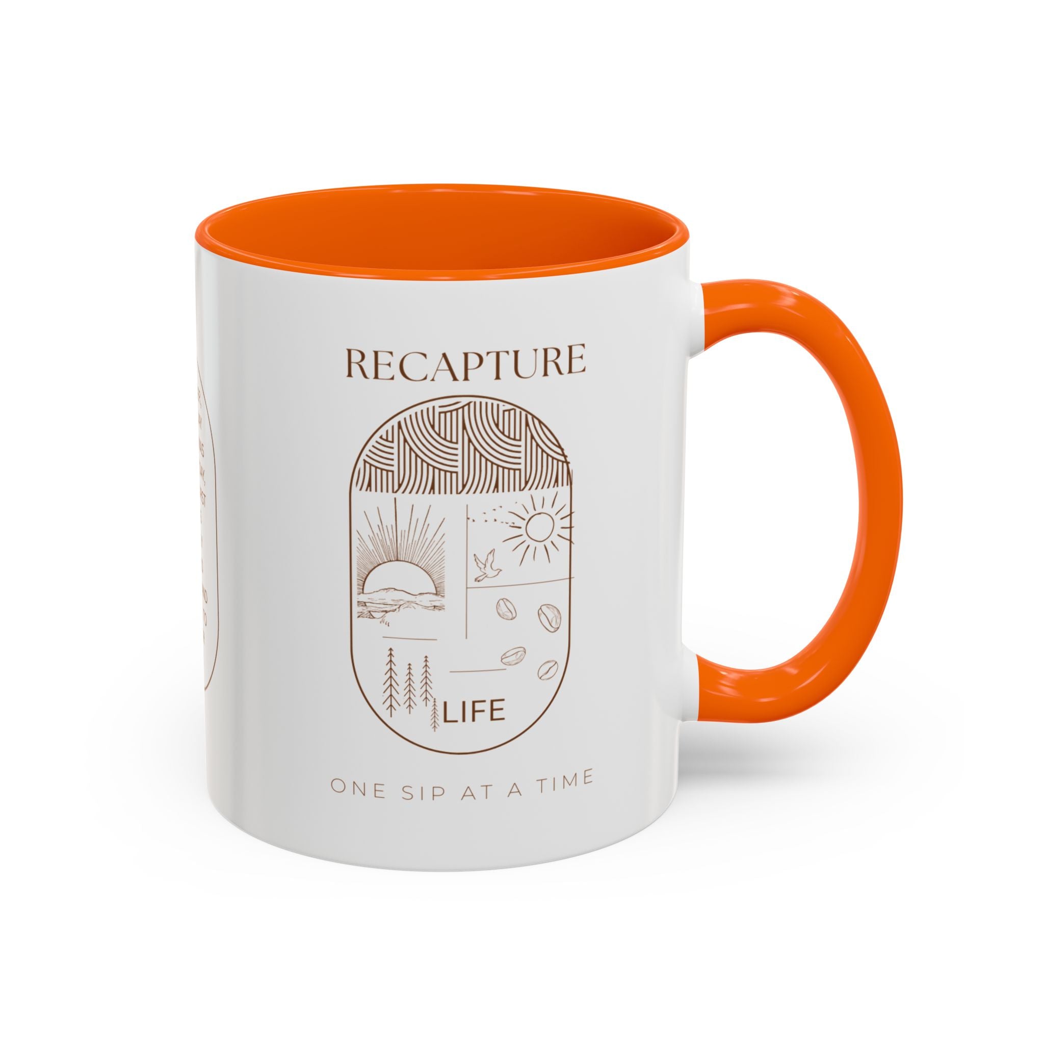 Thankful for Being Sober Recovery Accent Coffee Mug