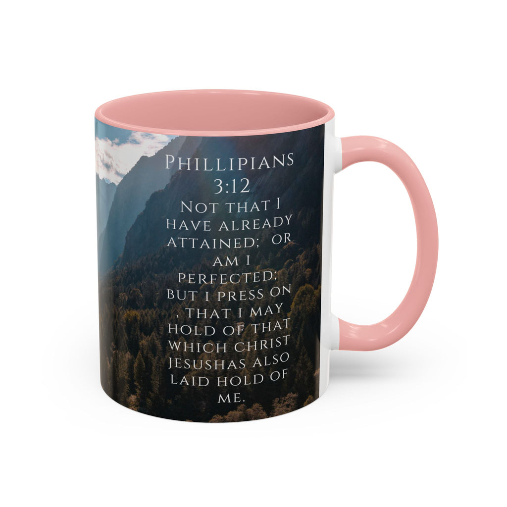 Philippians Bible Verse Mountain Mug – Ceramic Accent Cup