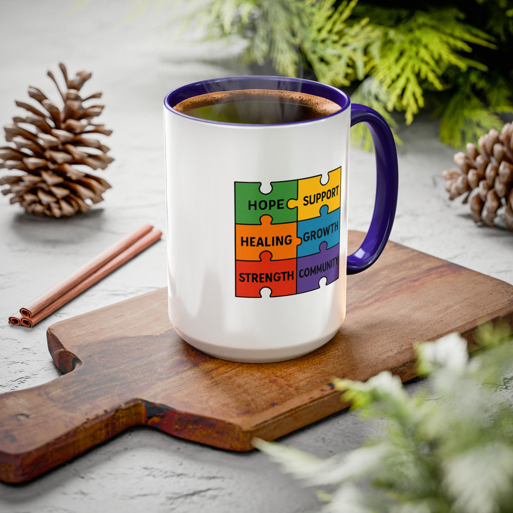 Recovery Support Mug — "Stay Sober, Stay Inspired" (11oz & 15oz)