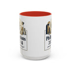 Philippians Scripture Ceramic Coffee Mug