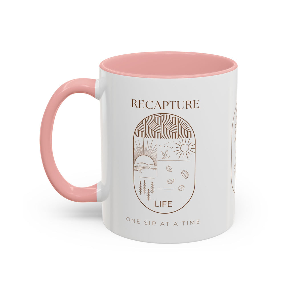 Thankful for Being Sober Recovery Accent Coffee Mug