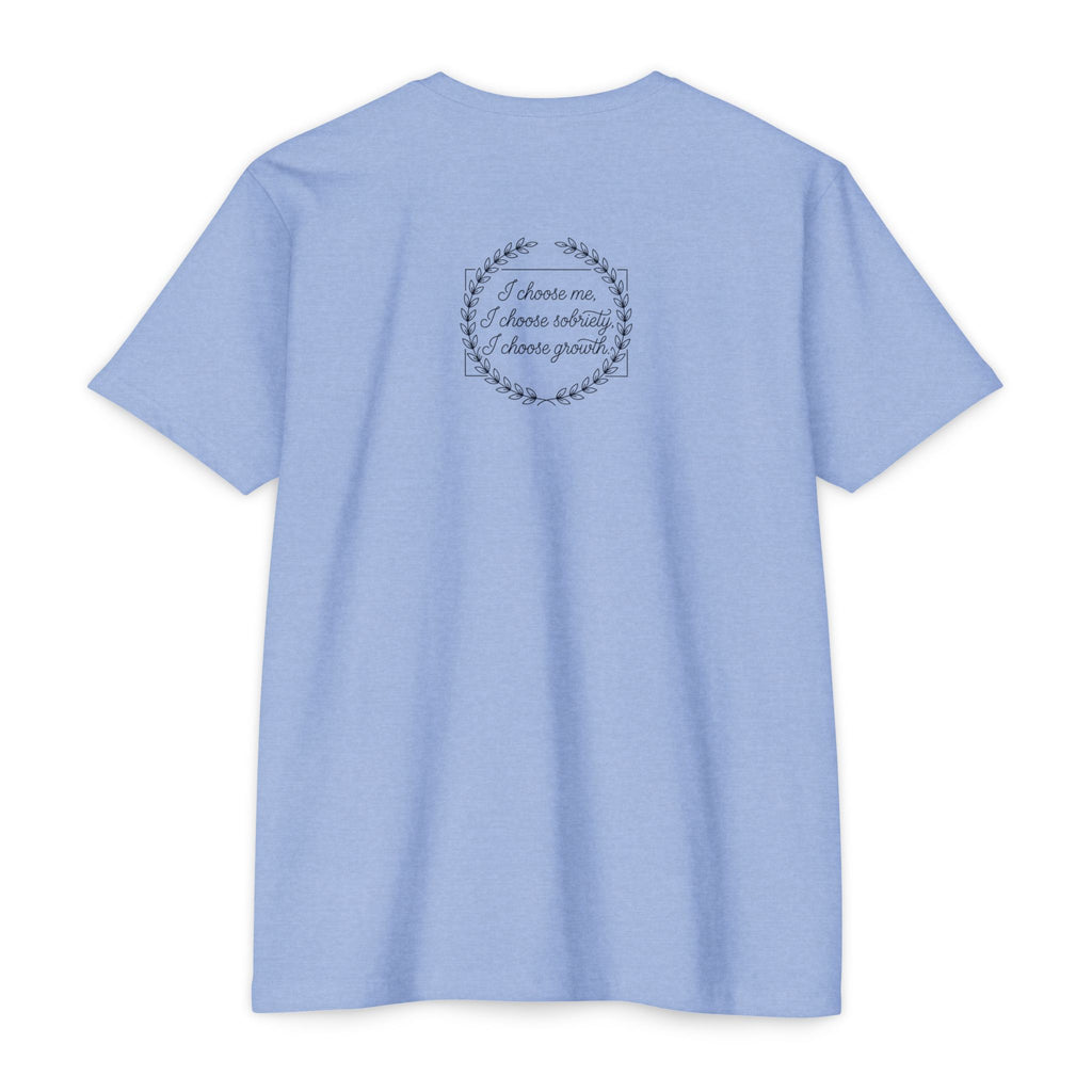 Sobriety And Self-Growth Yoga T-Shirt – Mindful Quote