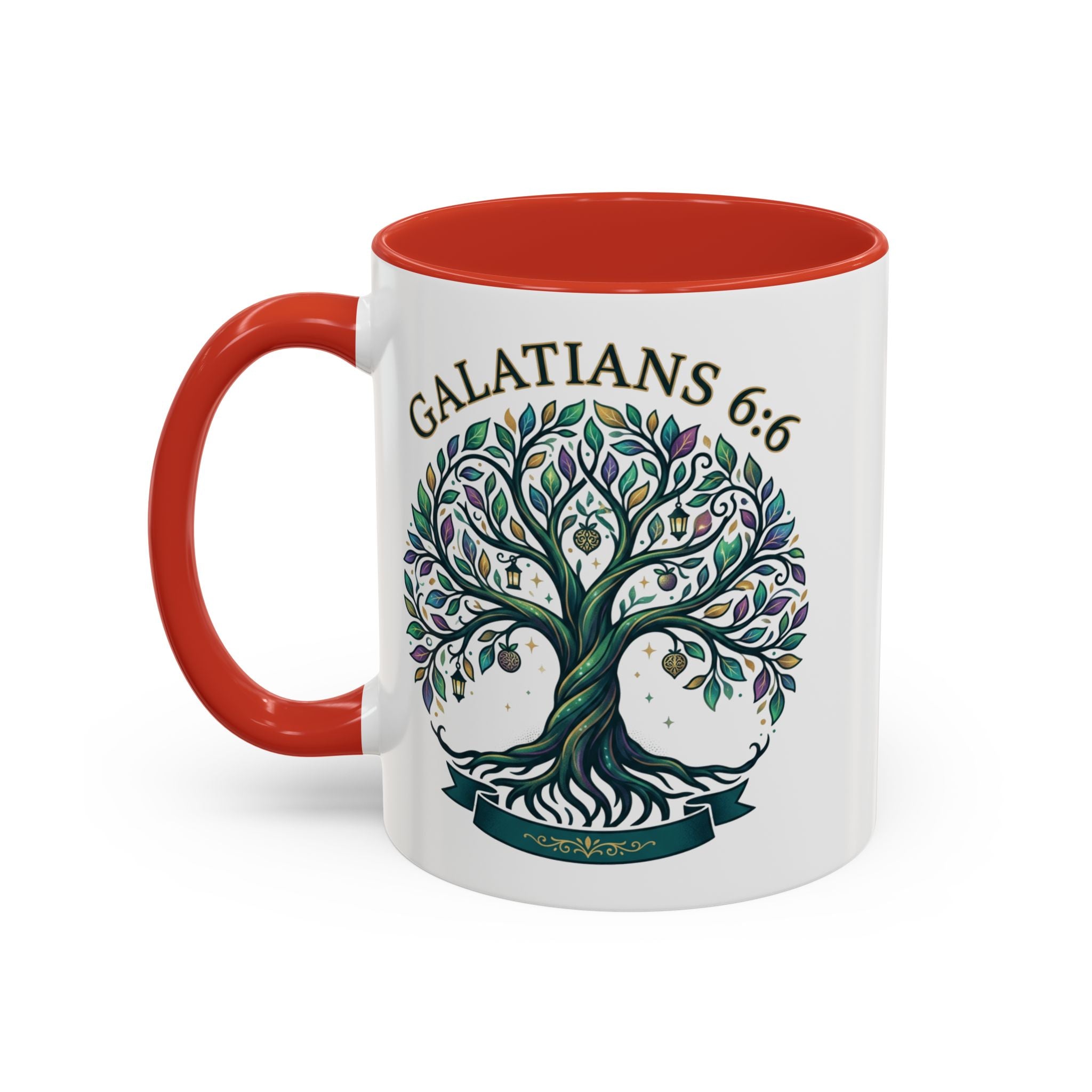 With Godliness There Is Contentment Christian Mug